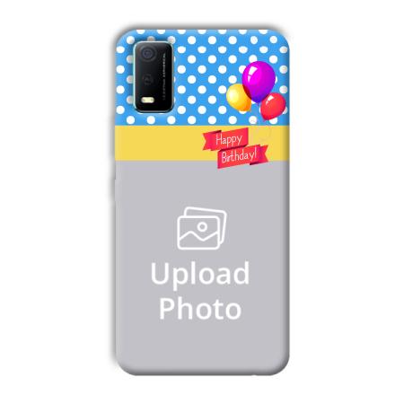 Happy Birthday Customized Printed Back Case for Vivo Y3s
