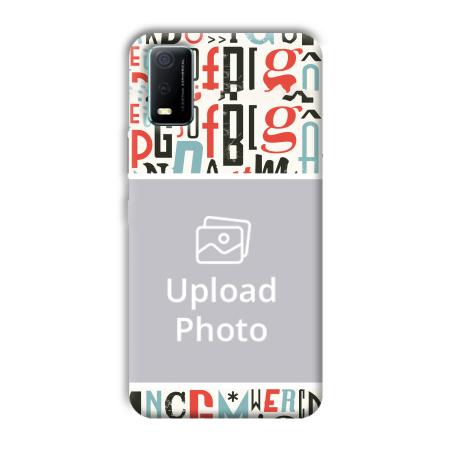 Alphabets Customized Printed Back Case for Vivo Y3s