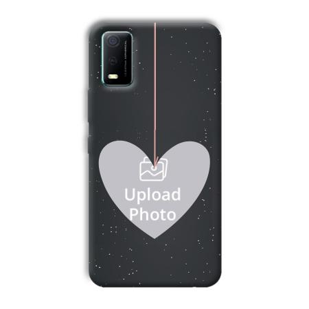 Hearts Customized Printed Back Case for Vivo Y3s