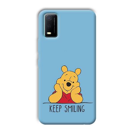 Winnie The Pooh Customized Printed Back Case for Vivo Y3s
