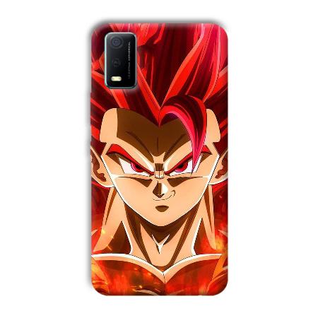Goku Design Customized Printed Back Case for Vivo Y3s