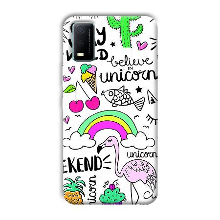 Stay Wild Customized Printed Back Case for Vivo Y3s