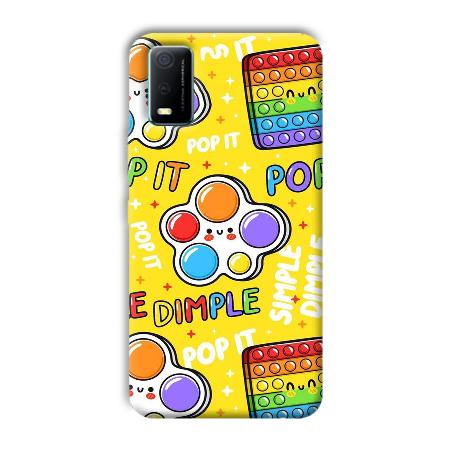 Pop It Customized Printed Back Case for Vivo Y3s