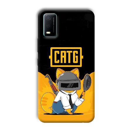 CATG Customized Printed Back Case for Vivo Y3s