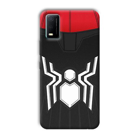 Spider Customized Printed Back Case for Vivo Y3s