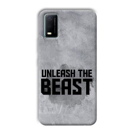 Unleash The Beast Customized Printed Back Case for Vivo Y3s
