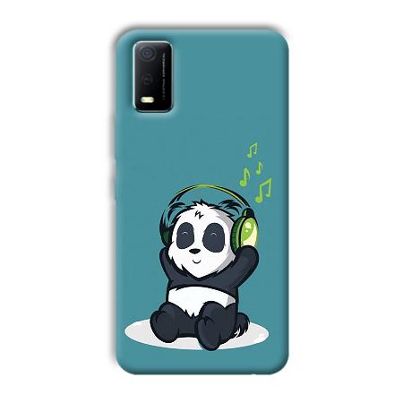 Panda  Customized Printed Back Case for Vivo Y3s