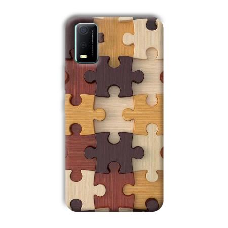 Puzzle Customized Printed Back Case for Vivo Y3s