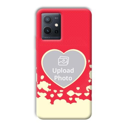 Heart Customized Printed Back Case for Vivo Y75