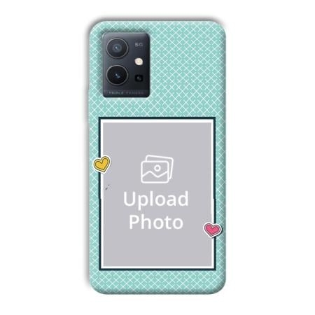 Sky Blue Customized Printed Back Case for Vivo Y75