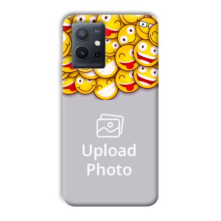Emojis Customized Printed Back Case for Vivo Y75