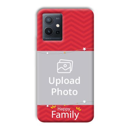 Happy Family Customized Printed Back Case for Vivo Y75