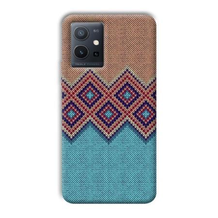 Fabric Design Customized Printed Back Case for Vivo Y75