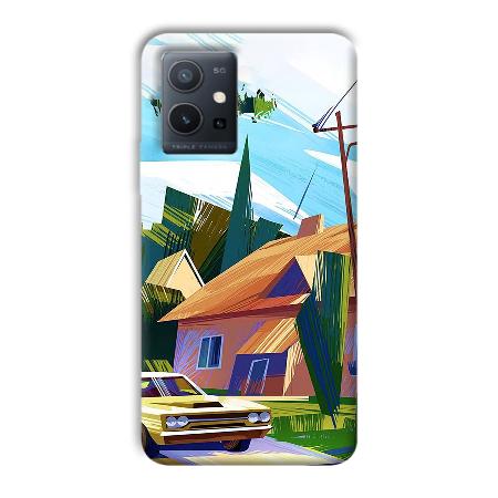 Car  Customized Printed Back Case for Vivo Y75