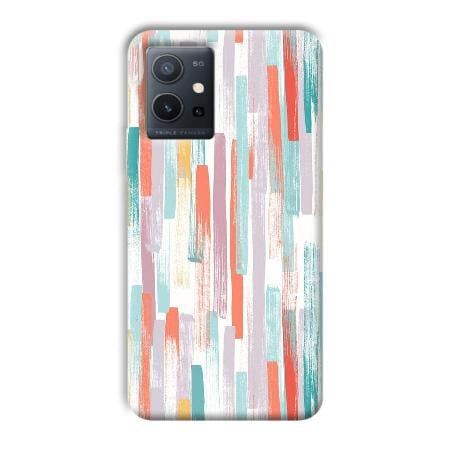 Light Paint Stroke Customized Printed Back Case for Vivo Y75