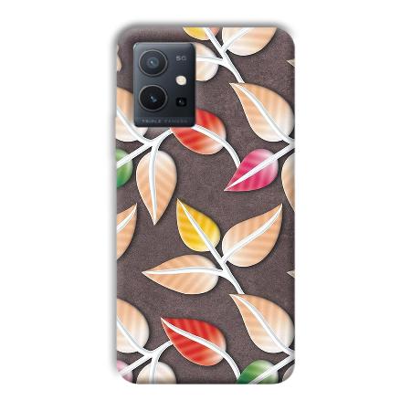 Leaves Customized Printed Back Case for Vivo Y75