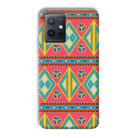 Colorful Rhombus Customized Printed Back Case for Vivo Y75