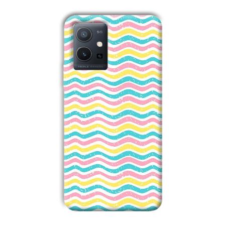 Wavy Designs Customized Printed Back Case for Vivo Y75