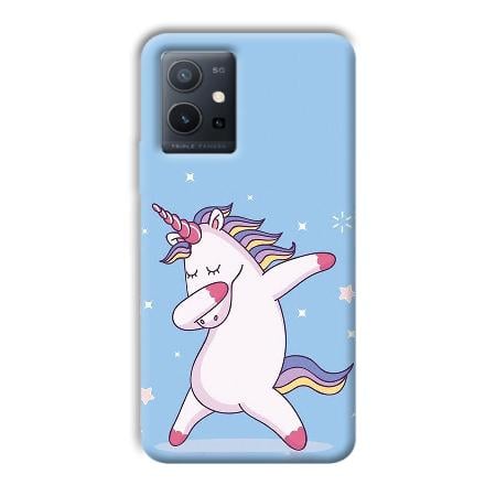 Unicorn Dab Customized Printed Back Case for Vivo Y75