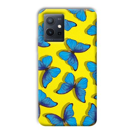 Butterflies Customized Printed Back Case for Vivo Y75