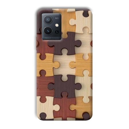 Puzzle Customized Printed Back Case for Vivo Y75
