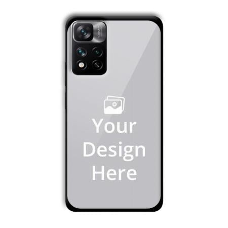 Glass Premium Customized Photo Printed Back Case for Xiaomi 11i 5G