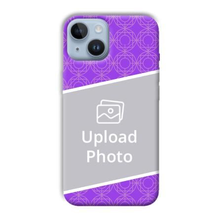 Purple Design Customized Printed Back Case for Apple iPhone 14