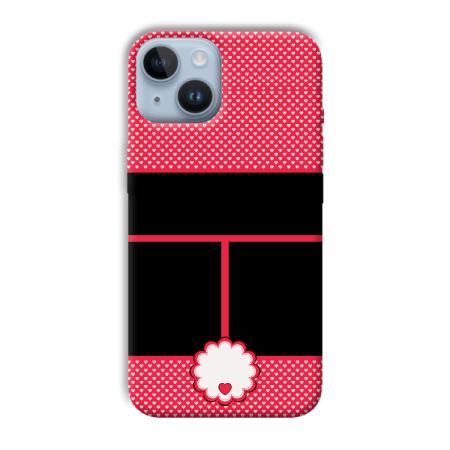 Little Hearts Customized Printed Back Case for Apple iPhone 14