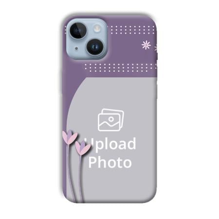 Lilac Pattern Customized Printed Back Case for Apple iPhone 14