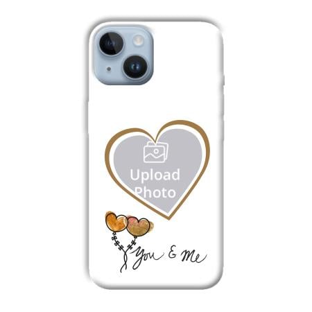 You & Me Customized Printed Back Case for Apple iPhone 14