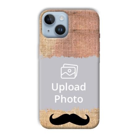 Moustache Customized Printed Back Case for Apple iPhone 14