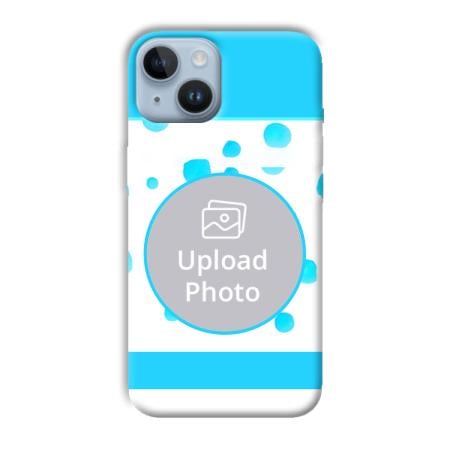Bluish Customized Printed Back Case for Apple iPhone 14
