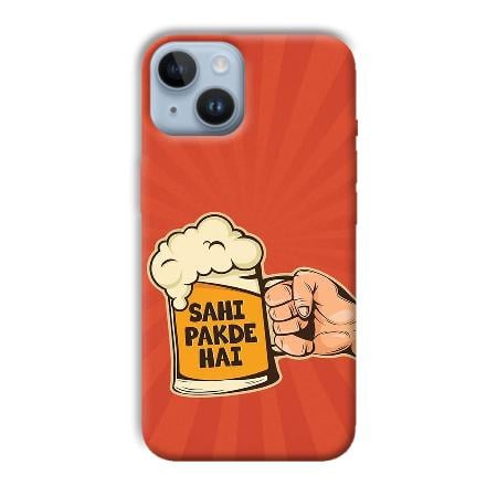 Sahi Pakde Hai Customized Printed Back Case for Apple iPhone 14