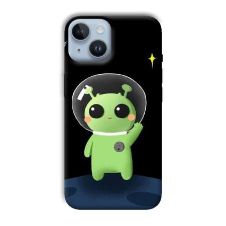 Alien Character Customized Printed Back Case for Apple iPhone 14
