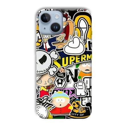 Cartoons Customized Printed Back Case for Apple iPhone 14