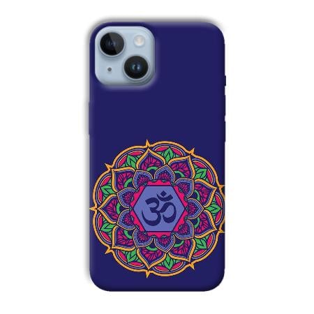 Blue Om Design Customized Printed Back Case for Apple iPhone 14