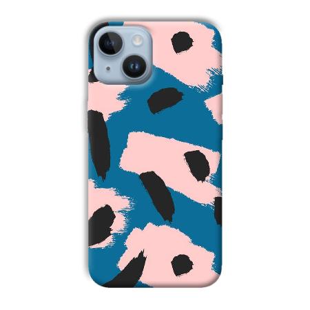 Black Dots Pattern Customized Printed Back Case for Apple iPhone 14