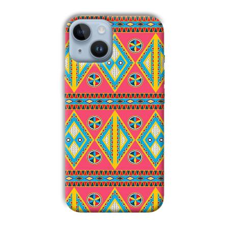 Colorful Rhombus Customized Printed Back Case for Apple iPhone 14