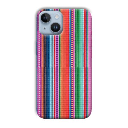 Fabric Pattern Customized Printed Back Case for Apple iPhone 14