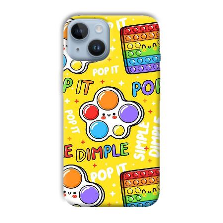 Pop It Customized Printed Back Case for Apple iPhone 14