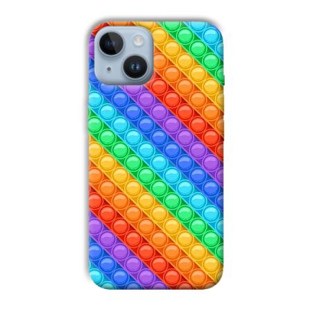 Colorful Circles Customized Printed Back Case for Apple iPhone 14