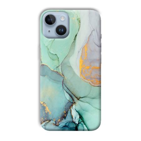 Green Marble Customized Printed Back Case for Apple iPhone 14