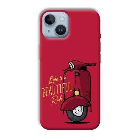 Life is Beautiful  Customized Printed Back Case for Apple iPhone 14