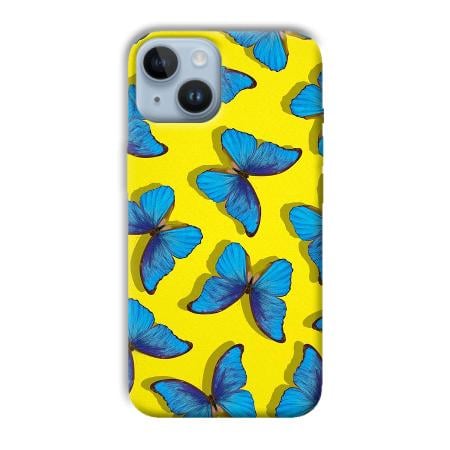 Butterflies Customized Printed Back Case for Apple iPhone 14