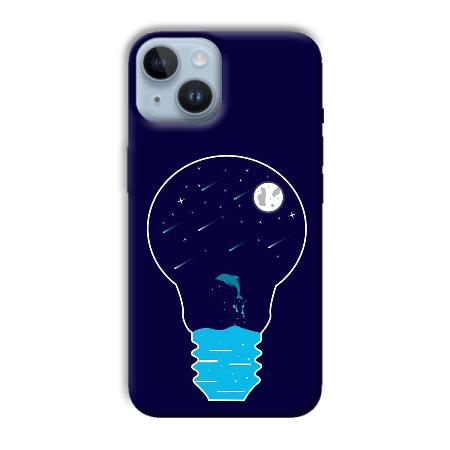 Night Bulb Customized Printed Back Case for Apple iPhone 14
