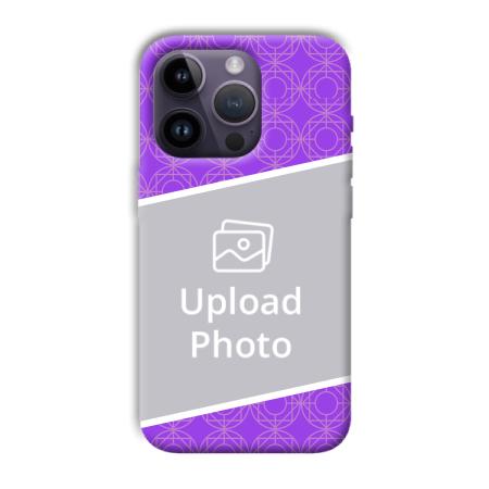 Purple Design Customized Printed Back Case for Apple iPhone 14 Pro