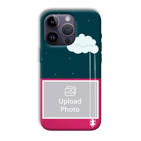 On The Clouds Customized Printed Back Case for Apple iPhone 14 Pro