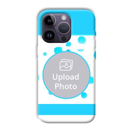 Bluish Customized Printed Back Case for Apple iPhone 14 Pro
