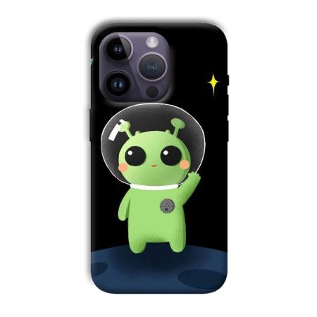 Alien Character Customized Printed Back Case for Apple iPhone 14 Pro