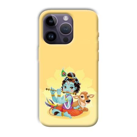 Baby Krishna Customized Printed Back Case for Apple iPhone 14 Pro